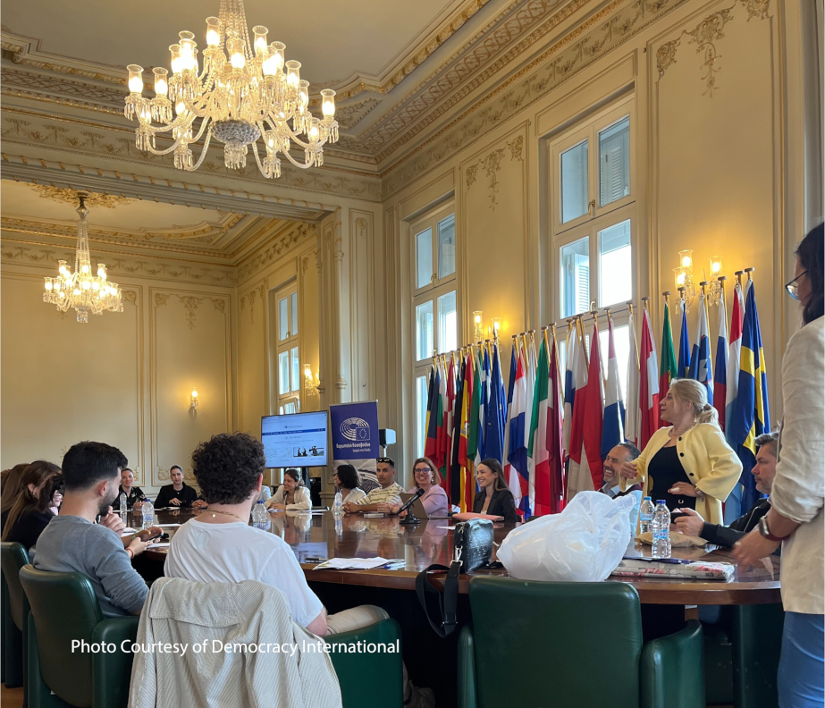 Image: Photo courtesy of Democracy International, Project EU4Global