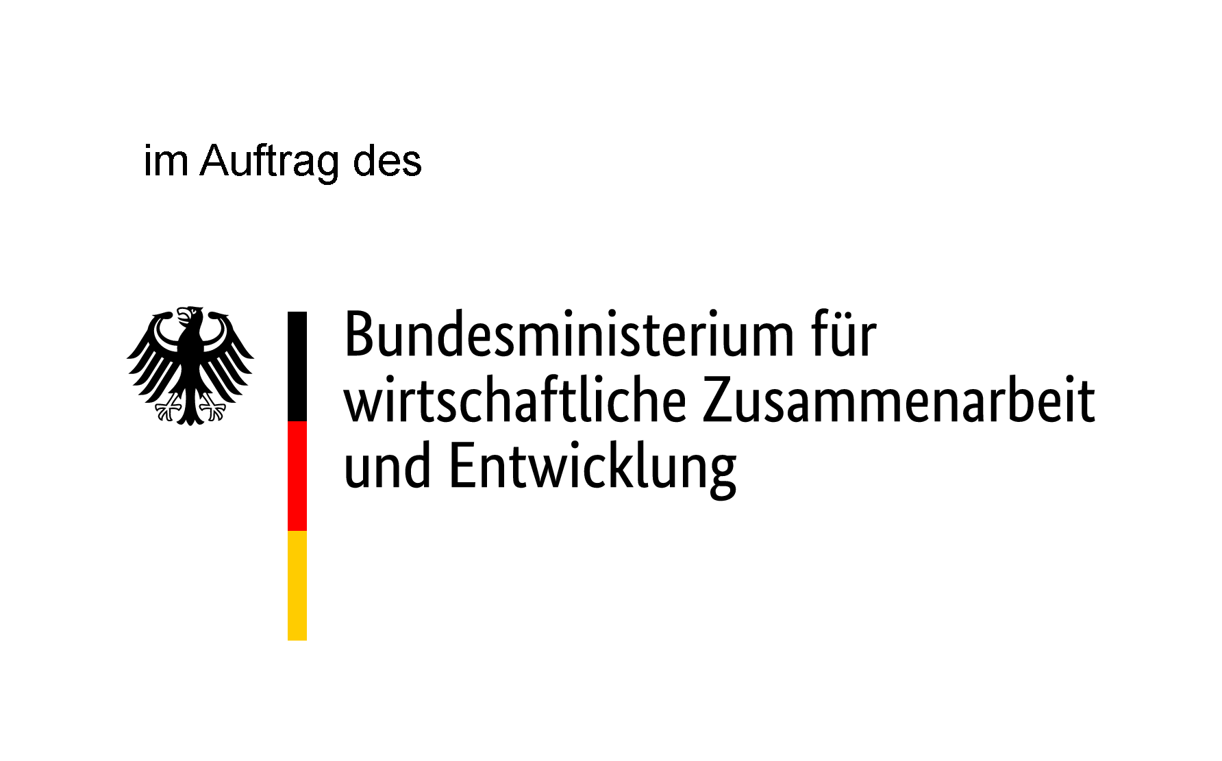 Logo BMZ - Förderung durch Engagement Global