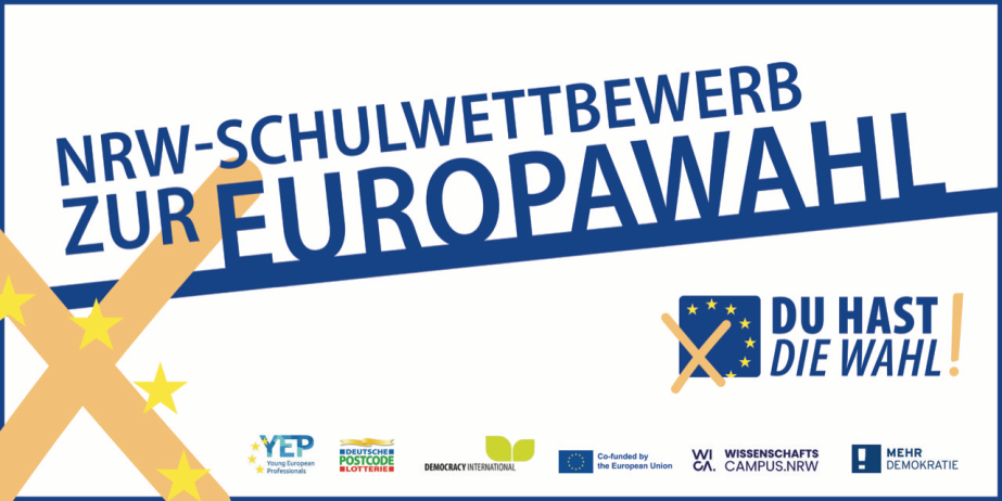 Image Banner Schulwettbewerb EU Elections NRW 2024